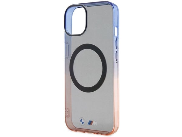 BMW gradient bumper MagSafe-skal till iPhone 14 Plus - grå