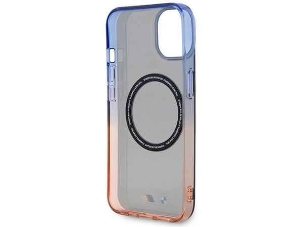 BMW gradient bumper MagSafe-skal till iPhone 14 Plus - grå