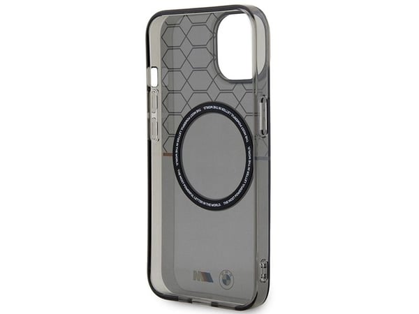 BMW BMHMP14SHGPK iPhone 14 6.1" grey/grey Pattern MagSafe Case