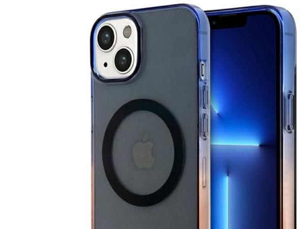 BMW BMHMP14SHTGE hardcase Gradient Bumper MagSafe for iPhone 14 6,1" - grå/grå