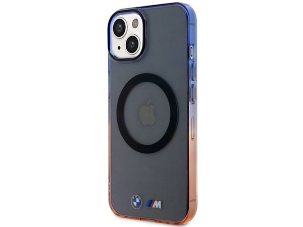 BMW BMHMP14SHTGE hardcase Gradient Bumper MagSafe for iPhone 14 6,1" - grå/grå