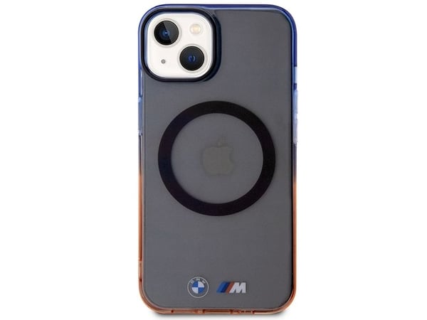 BMW BMHMP14SHTGE hardcase Gradient Bumper MagSafe for iPhone 14 6,1" - grå/grå