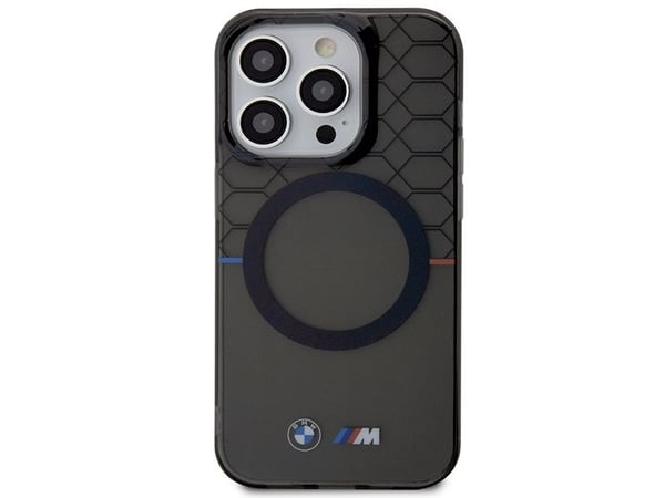 BMW Case BMHMP14XHGPK til iPhone 14 Pro Max 6,7" grå/grå harddeksel mønster MagSafe
