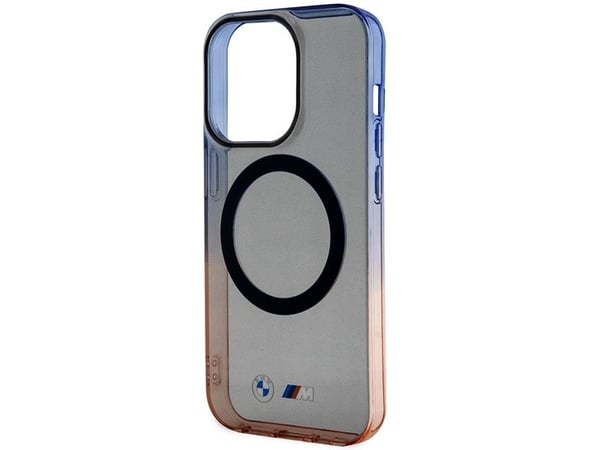 BMW BMHMP14XHTGE iPhone 14 Pro Max 6.7" grey/grey hardcase Gradient Bumper MagSafe case