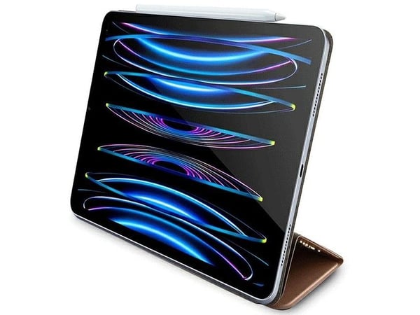 Guess 4G Stripe Allover-etui til iPad Pro 12,9" - rosa