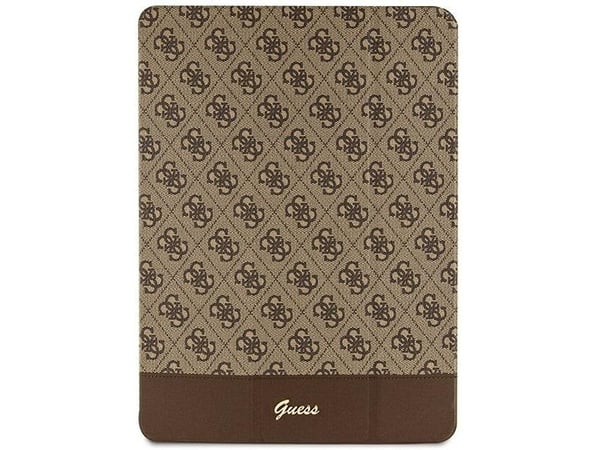Guess 4G Stripe Allover-deksel til iPad Pro 12.9" - brun