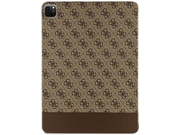 Guess 4G Stripe Allover-deksel til iPad Pro 12.9" - brun