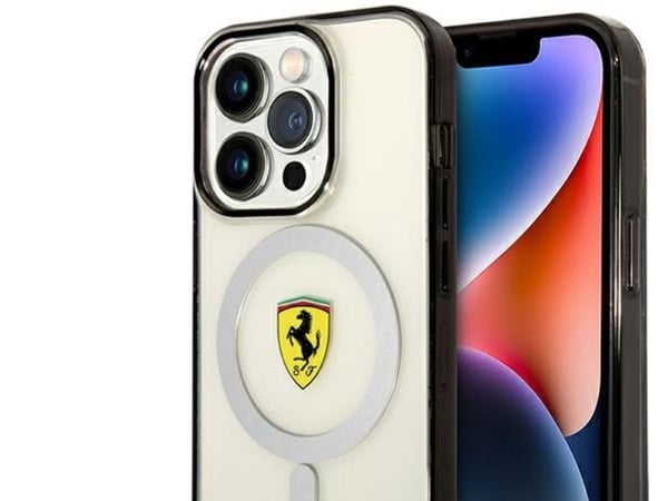Ferrari FEHMP14LURKT iPhone 14 Pro 6,1" klar/gjennomsiktig hardcase Outline Magsafe
