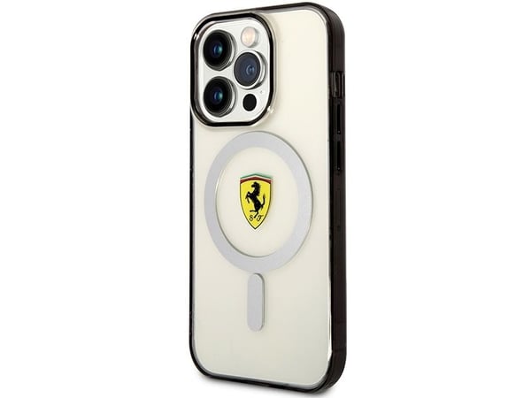 Ferrari FEHMP14LURKT iPhone 14 Pro 6,1" klar/gjennomsiktig hardcase Outline Magsafe