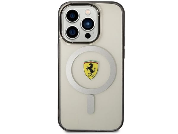 Ferrari FEHMP14LURKT iPhone 14 Pro 6,1" klar/gjennomsiktig hardcase Outline Magsafe
