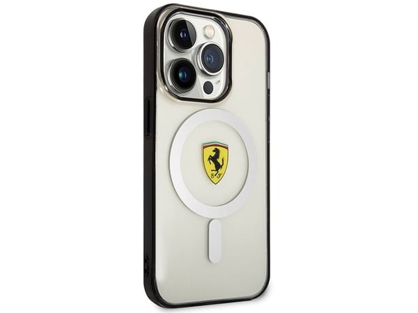 Ferrari FEHMP14LURKT iPhone 14 Pro 6,1" klar/gjennomsiktig hardcase Outline Magsafe