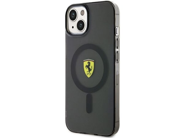 Ferrari FEHMP14MURKK iPhone 14 Plus 6,7" hardcase gjennomsiktig MagSafe - svart/svart