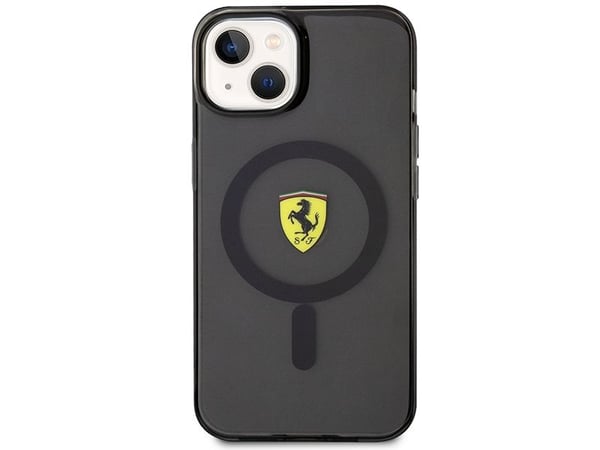 Ferrari FEHMP14MURKK iPhone 14 Plus 6,7" hardcase gjennomsiktig MagSafe - svart/svart
