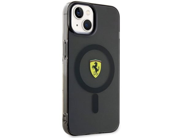 Ferrari FEHMP14MURKK iPhone 14 Plus 6,7" hardcase gjennomsiktig MagSafe - svart/svart