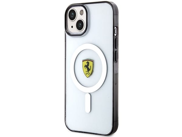 Ferrari FEHMP14SURKT hårt skal för iPhone 14 6,1" - klar/transparent med Outline MagSafe