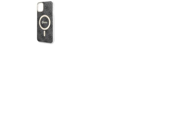 Guess GUHMN61H4STK hardt etui til iPhone 11 6,1" - svart/svart hardcase 4G MagSafe