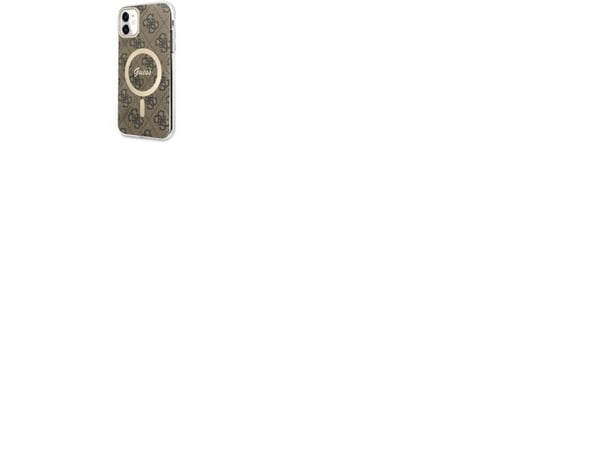 Guess GUHMN61H4STW iPhone 11 6,1" brun/brun hardcase 4G MagSafe