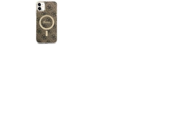 Guess GUHMN61H4STW iPhone 11 6,1" brun/brun hardcase 4G MagSafe