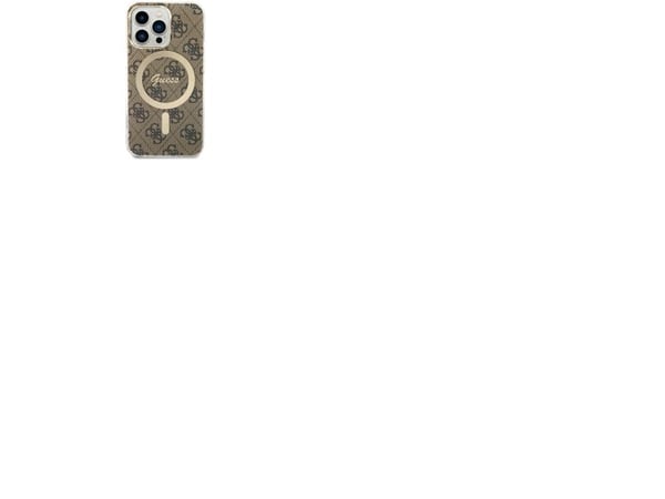 Guess GUHMP13LH4STW iPhone 13 Pro / 13 6,1" harddeksel 4G MagSafe - brun/brun