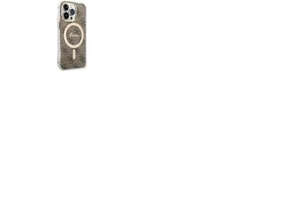 Guess GUHMP13LH4STW iPhone 13 Pro / 13 6,1" harddeksel 4G MagSafe - brun/brun