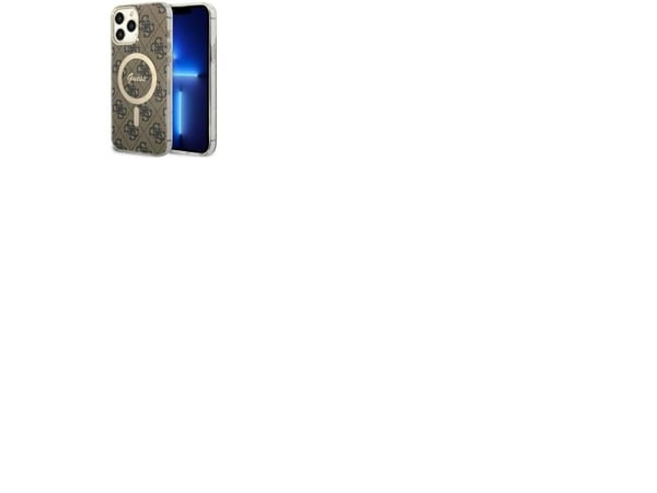 Guess GUHMP13XH4STW iPhone 13 Pro Max 6.7" brun/brun hårdcase 4G MagSafe