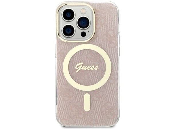 Guess GUHMP14LH4STP iPhone 14 Pro 6,1" rosa/rosa hardcase 4G MagSafe