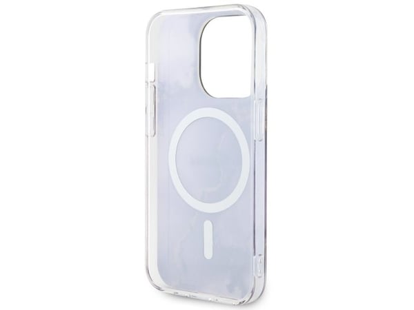 Guess GUHMP14LHTMRSU MagSafe hårdskal till iPhone 14 Pro 6,1" - lila/lila, Golden Marble