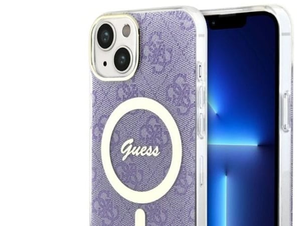 Guess GUHMP14MH4STU iPhone 14 Plus 6,7" lilla/lilla kovakotelo 4G MagSafe