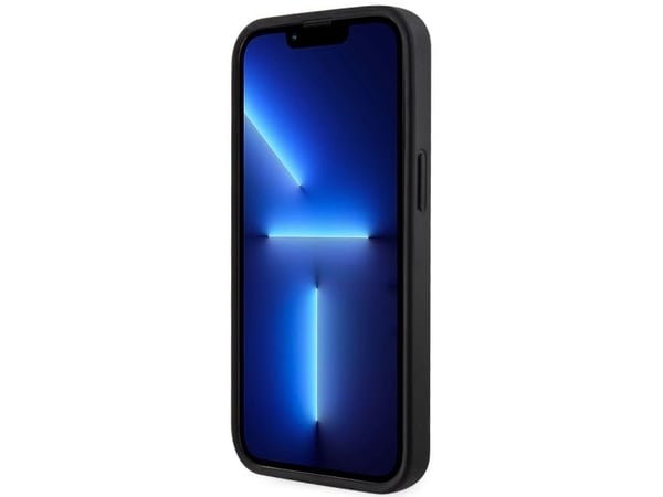 Guess GUHMP14MHGCFSEK iPhone 14 Plus 6,7" sortera/sortera hårdskal GCube Stripes MagSafe