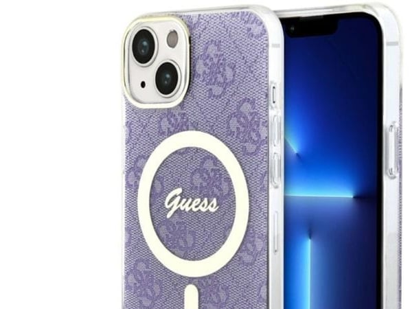 Guess 4G MagSafe-deksel til iPhone 14 - lilla