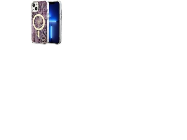 Gjett GUHMP14SHLEOPWP iPhone 14 6.1" rosa/rosa hardcase Leopard MagSafe