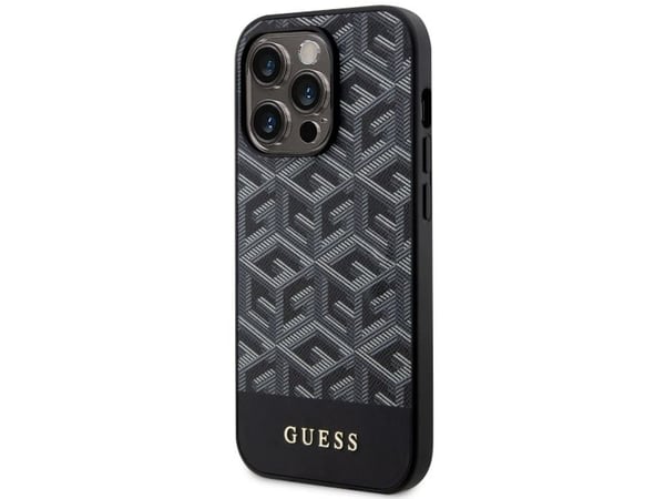Guess Oryginalne Etui IPHONE 14 PRO MAX Guess Hardcase GCube Stripes MagSafe (GUHMP14XHGCFSEK) sort
