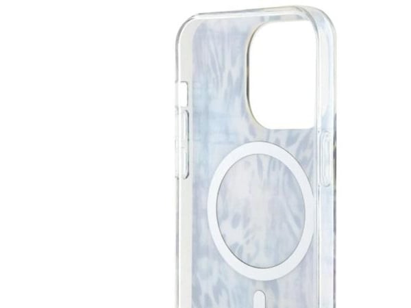 Guess GUHMP14XHLEOPWB Hardtui Leopard MagSafe for iPhone 14 Pro Max 6,7" (Blå/Blå)