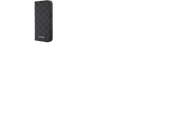 Karl Lagerfeld KLBKP14LSAKLHPK iPhone 14 Pro 6.1" boketui - svart/svart Saffiano-monogram