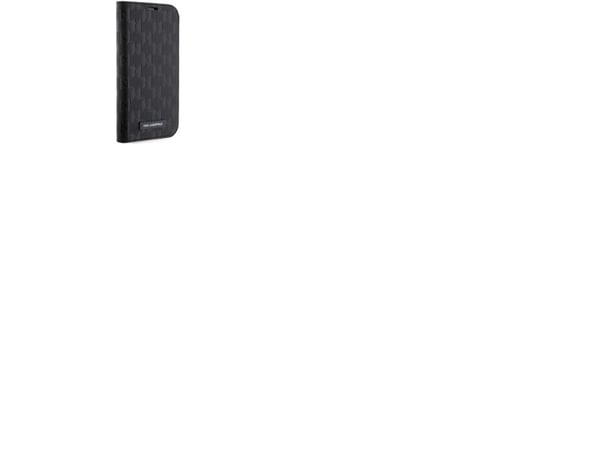 Karl Lagerfeld KLBKP14LSAKLHPK iPhone 14 Pro 6.1" boketui - svart/svart Saffiano-monogram