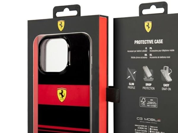 Ferrari FEHMP14LUCOK iPhone 14 Pro 6.1" black/black hardcase IMD Combi Magsafe