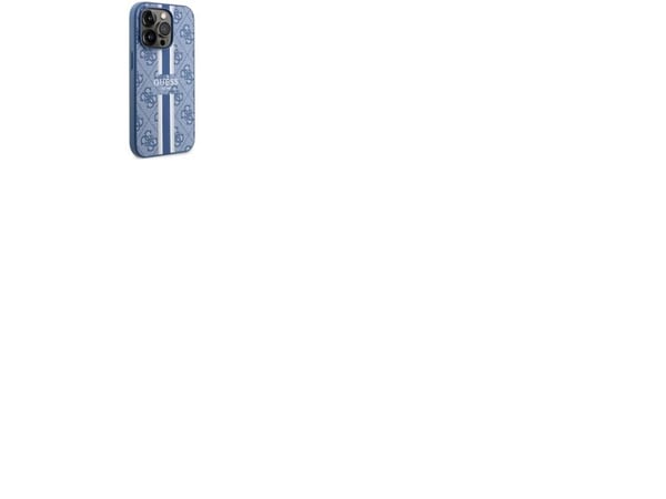 Guess GUHMP14LP4RPSB iPhone 14 Pro 6.1" sininen/sininen kovakotelo 4G painetut raidat MagSafe