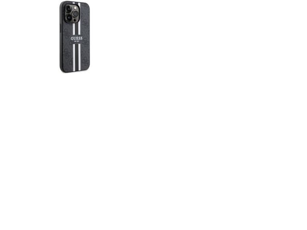 Guess GUHMP14LP4RPSK iPhone 14 Pro 6,1" hårdskal 4G - svart/svart med tryckta ränder MagSafe
