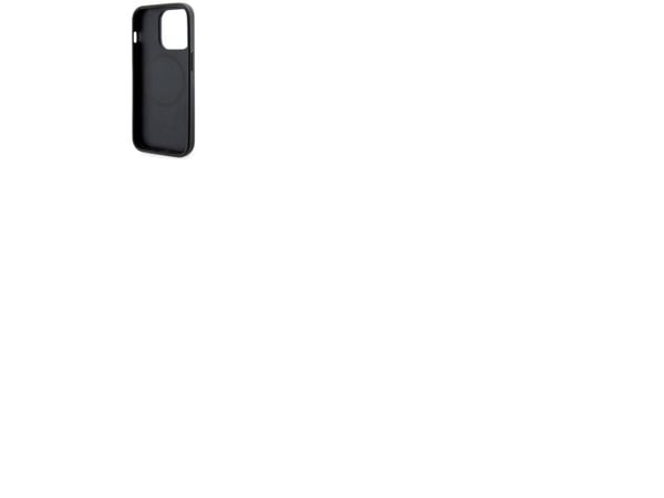 Guess GUHMP14LP4RPSK iPhone 14 Pro 6,1" hardcase 4G - sort/sort med trykte striper MagSafe