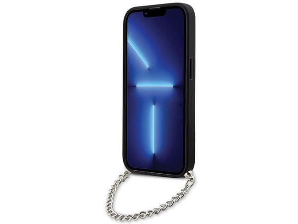 Karl Lagerfeld KLHCP14LSACKLHPK iPhone 14 Pro 6,1" sort/sort hardcase Saffiano Monogram-kjede
