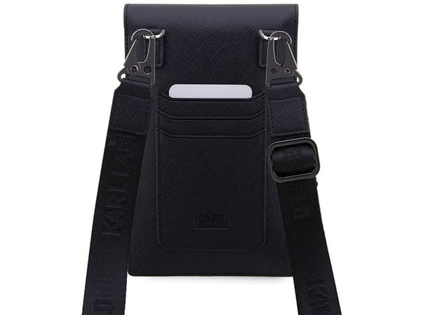 Karl Lagerfeld veske KLWBSAKCPMK svart/sort Saffiano Karl & Choupette