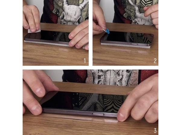 Wozinsky 2 st. härdat glas för hela skärmen med ram Case Friendly Wozinsky Full Glue iPhone 15 Pro – svart