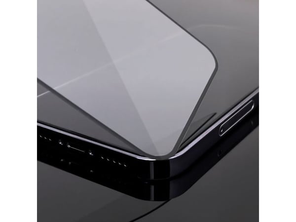 Wozinsky 2 stk herdet glass skjermbeskyttelse med ramme Case Friendly til iPhone 15 Plus - svart