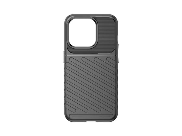 Armerat iPhone 15 Pro Thunder-skal - svart
