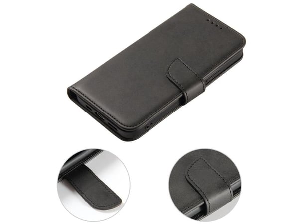 Hurtel Etui portfel med klapką podstawką til iPhone 15 Plus Magnet Deksel - sortering