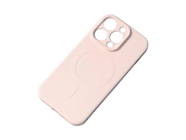 MagSafe-kompatibelt silikondeksel til iPhone 15 Pro Silikondeksel - rosa