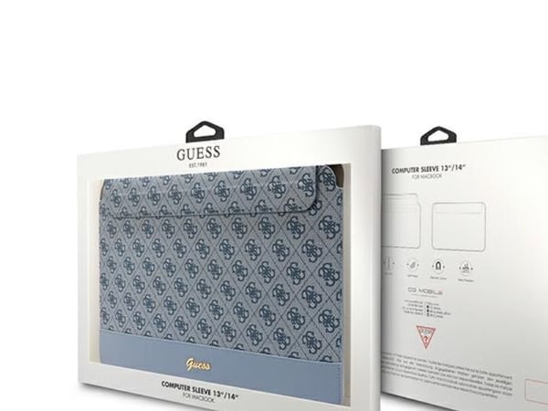 Guess datamaskin-etu 14" - 4G Stripe Metal Logo - blå