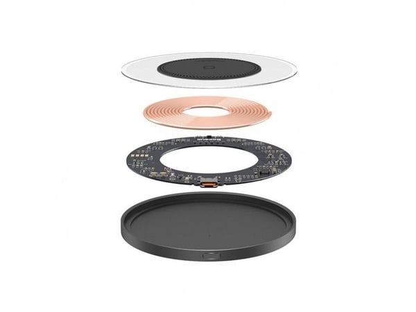 Baseus BS-W530 induksjonslader 15W + USB-C-kabel - USB C 24W 1m - svart