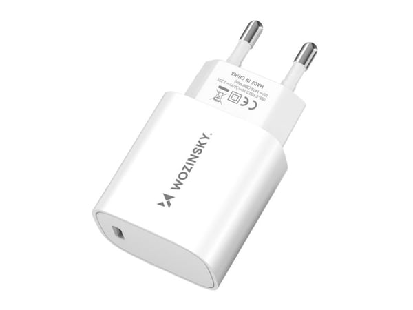 Wozinsky nettlader WGWCCW 20W USB-C - hvit