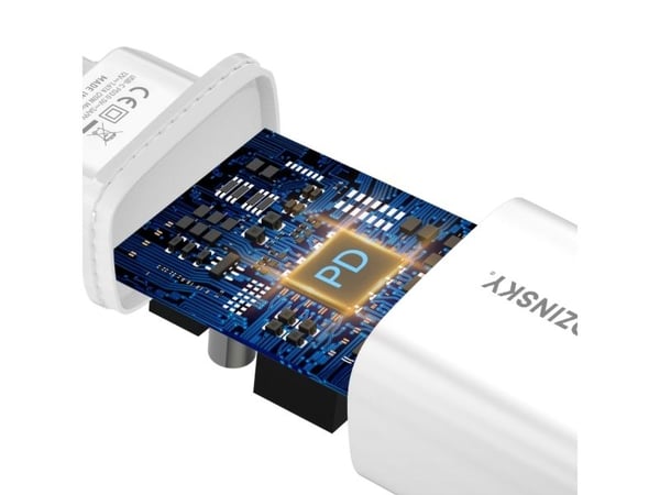 Wozinsky nettlader WGWCCW 20W USB-C - hvit